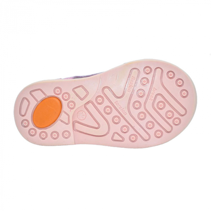 Sandale ortopedice din piele pentru fete Small Foot PFSF-09, Roz [5]