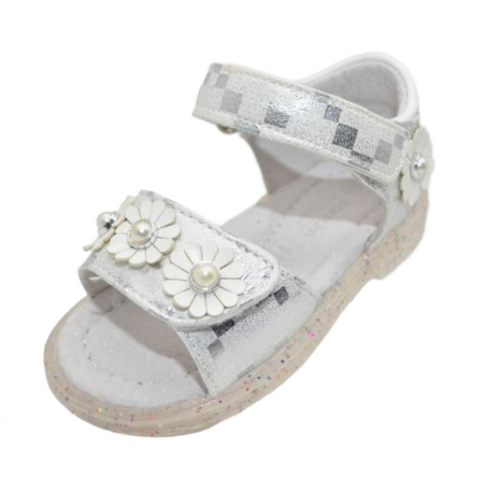 Sandale ortopedice pentru fete Tom Miki C-T10024-E, Argintiu [3]