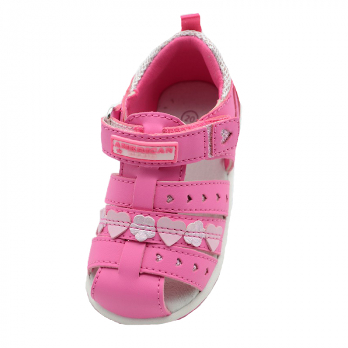 Sandale ortopedice pentru fete American Club DR18/20-25, Fucsia [3]