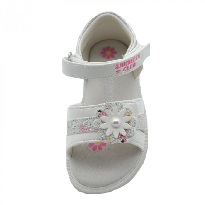 Sandale ortopedice pentru fete American Club XD12/20A-26, Alb [3]