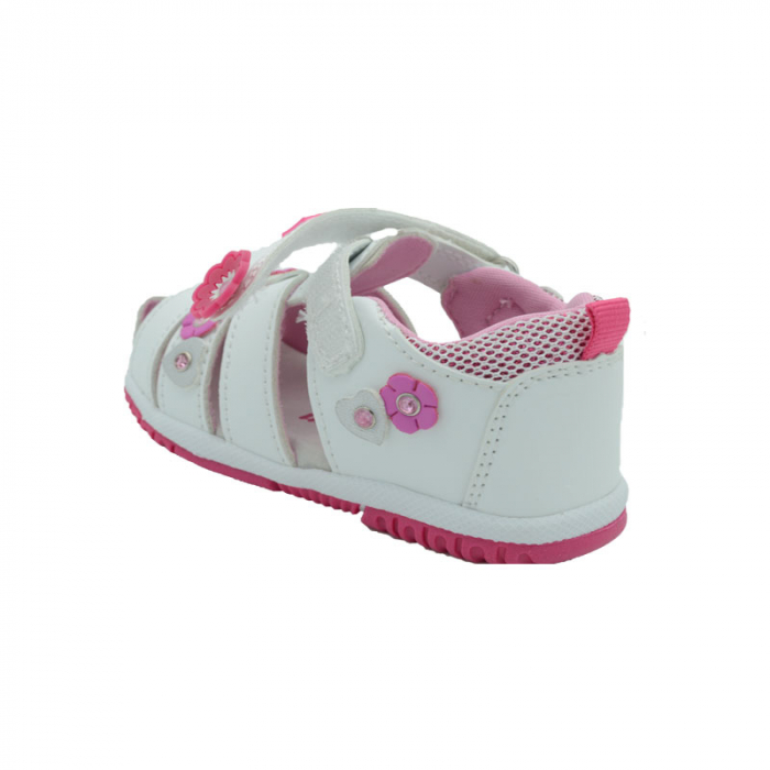 Sandale ortopedice pentru fete American Club 87299-A-25, Alb [3]