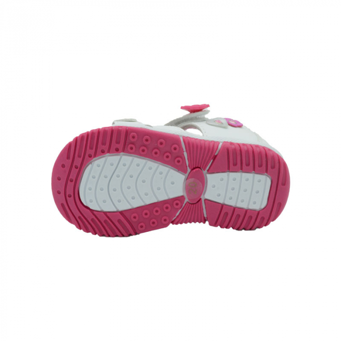 Sandale ortopedice pentru fete American Club 87299-A-25, Alb [6]