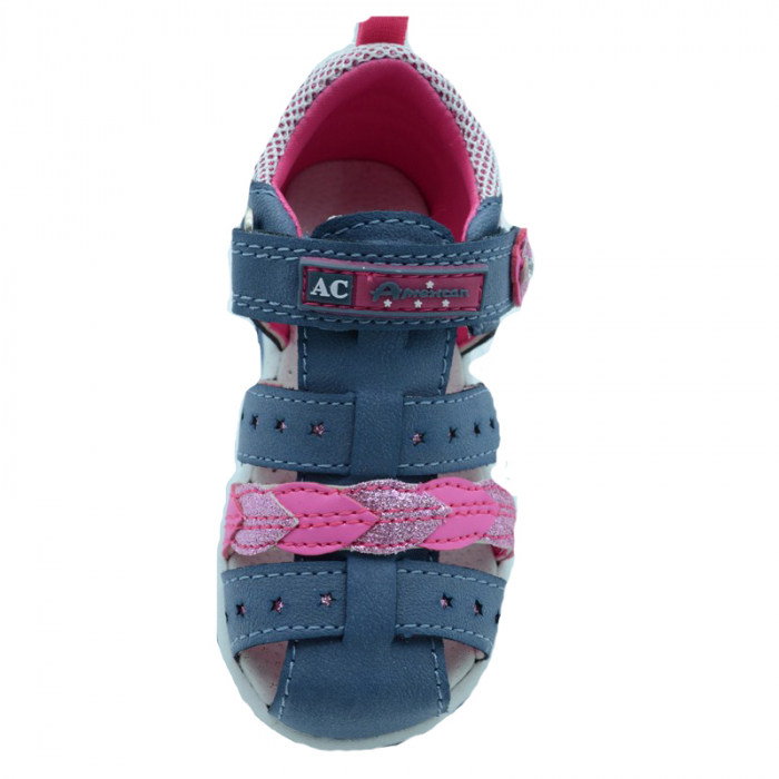 Sandale ortopedice pentru fete American Club DR18/19-25, Multicolor [4]