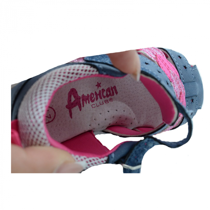 Sandale ortopedice pentru fete American Club DR18/19-25, Multicolor [5]