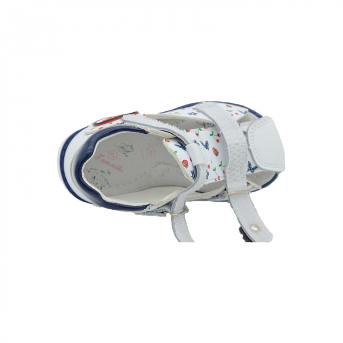 Sandale ortopedice pentru fete Tom Miki B-3233A-26, Alb [5]
