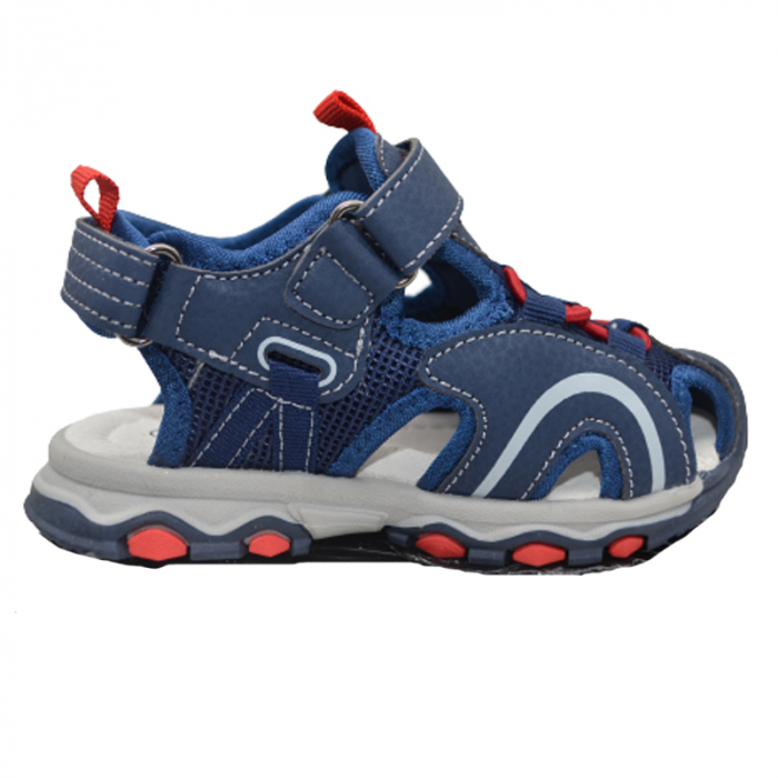 Sandale ortopedice pentru baieti American Club XD79/23A, Albastru [3]