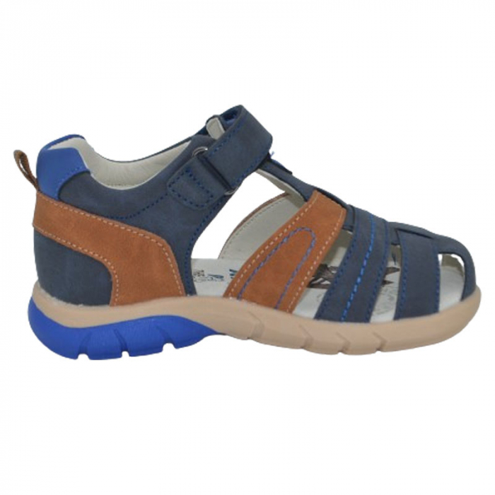 Sandale ortopedice pentru baieti American Club XD138/24, Albastru [2]