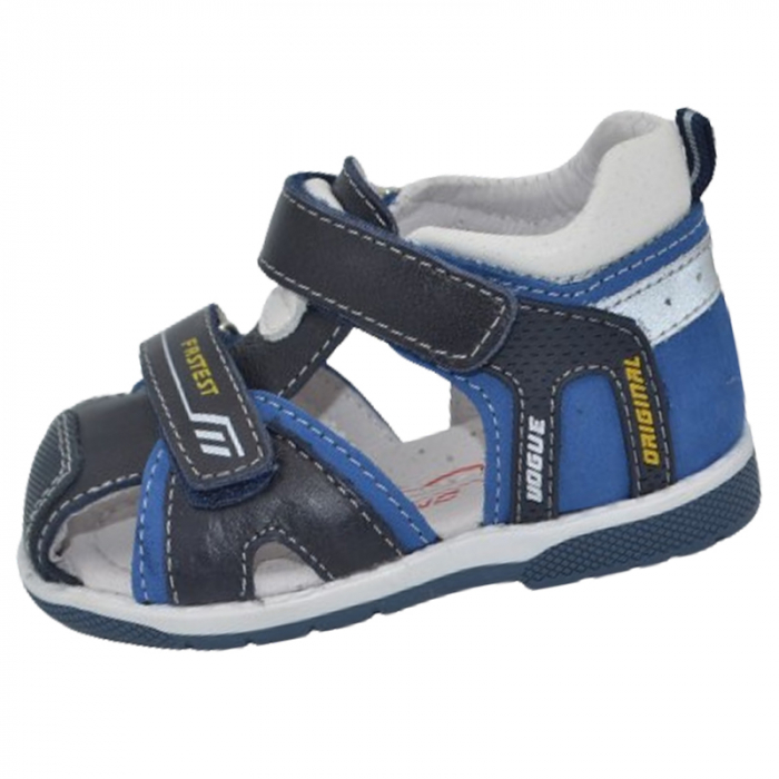 Sandale ortopedice pentru baieti Bi&Ki A-B01108-CB, Bleumarin [1]