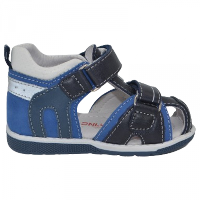 Sandale ortopedice pentru baieti Bi&Ki A-B01108-CB, Bleumarin [2]