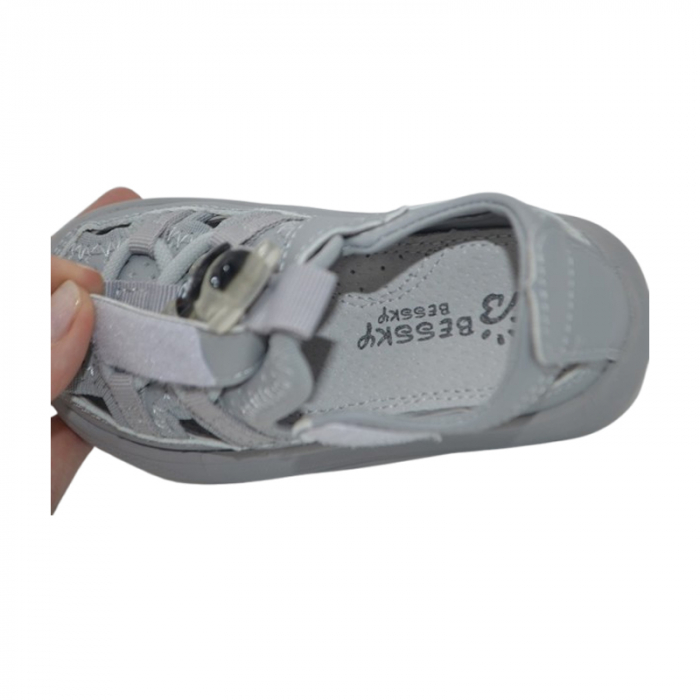 Sandale ortopedice pentru baieti, Bessky, BL3447-3A, Gri [5]