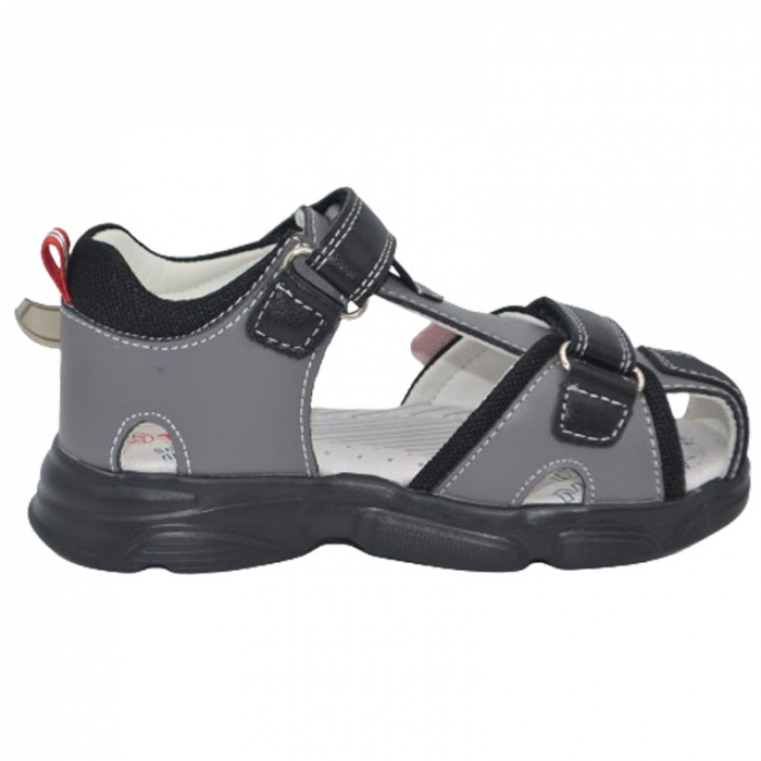 Sandale ortopedice pentru baieti Tom Miki C-T9872-C, Gri [2]