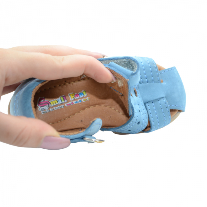 Sandale ortopedice pentru baieti Small Foot 050822-5, Albastru [4]