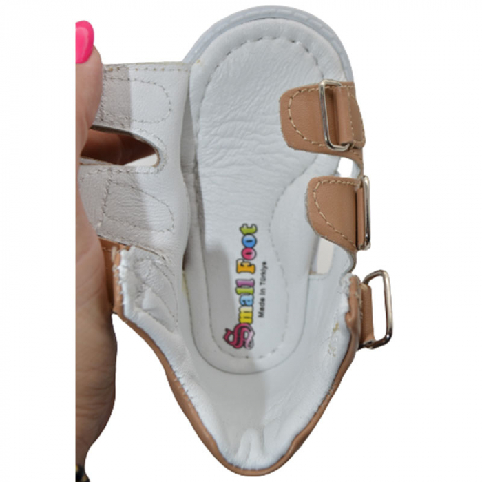 Sandale ortopedice pentru baieti Small Foot SMF0909M, Maro [6]