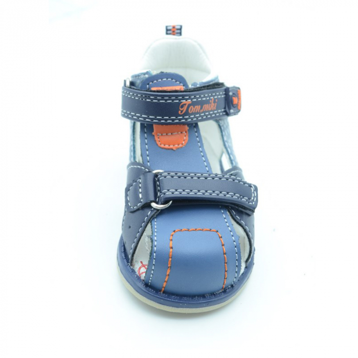 Sandale ortopedice pentru baieti Tom Miki B-3164-B-19, Bleumarin [3]