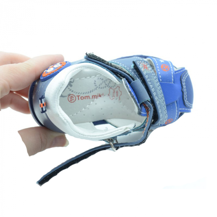 Sandale ortopedice pentru baieti Tom Miki B-3169-B-19, Bleumarin [3]