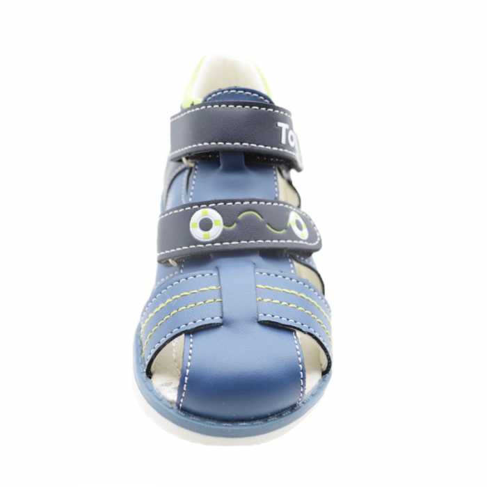 Sandale ortopedice pentru baieti Tom Miki C-T19-55-G-25, Albastru [2]