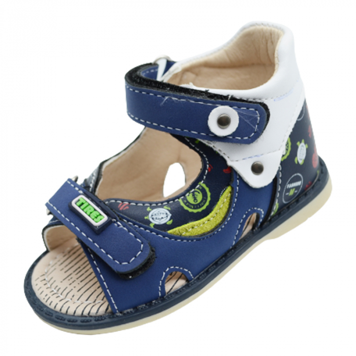 Sandale ortopedice pentru baieti Tom Miki C-T71-86-F, Bleumarin [3]