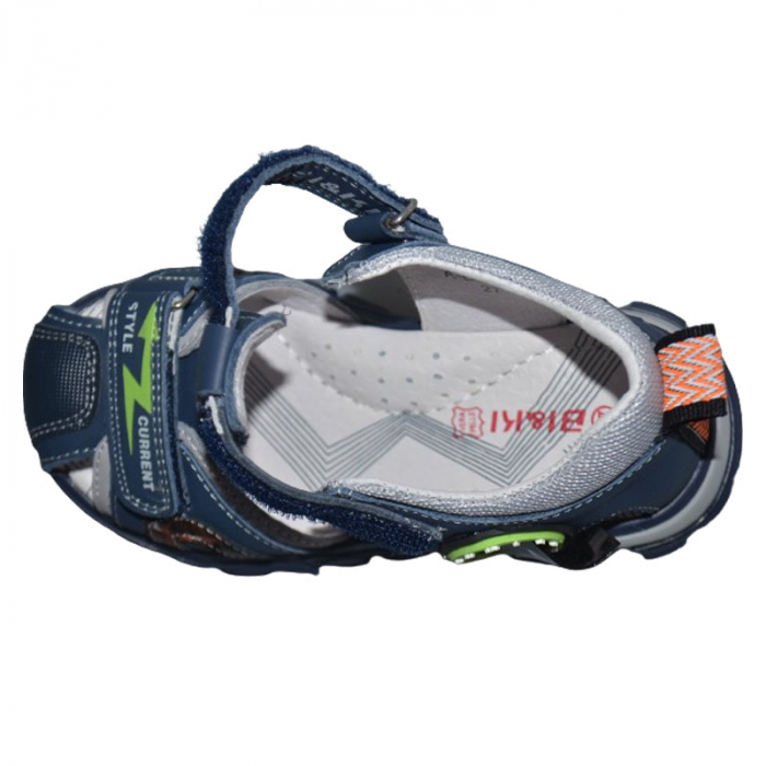 Sandale ortopedice pentru baieti Bi&Ki A-B01029-D, Bleumarin [4]