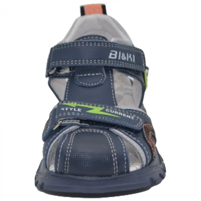 Sandale ortopedice pentru baieti Bi&Ki A-B01029-D, Bleumarin [3]