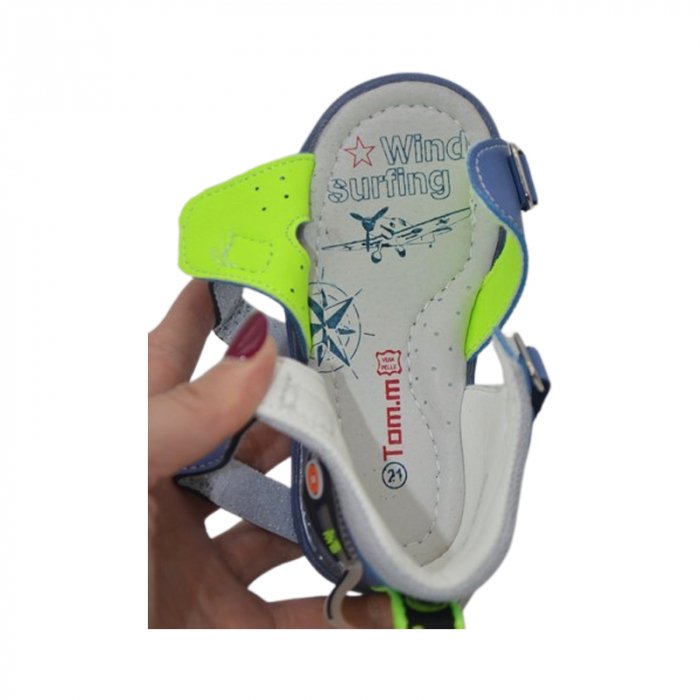 Sandale ortopedice pentru baieti, Tom Miki C-T9858-D, Albastru [4]