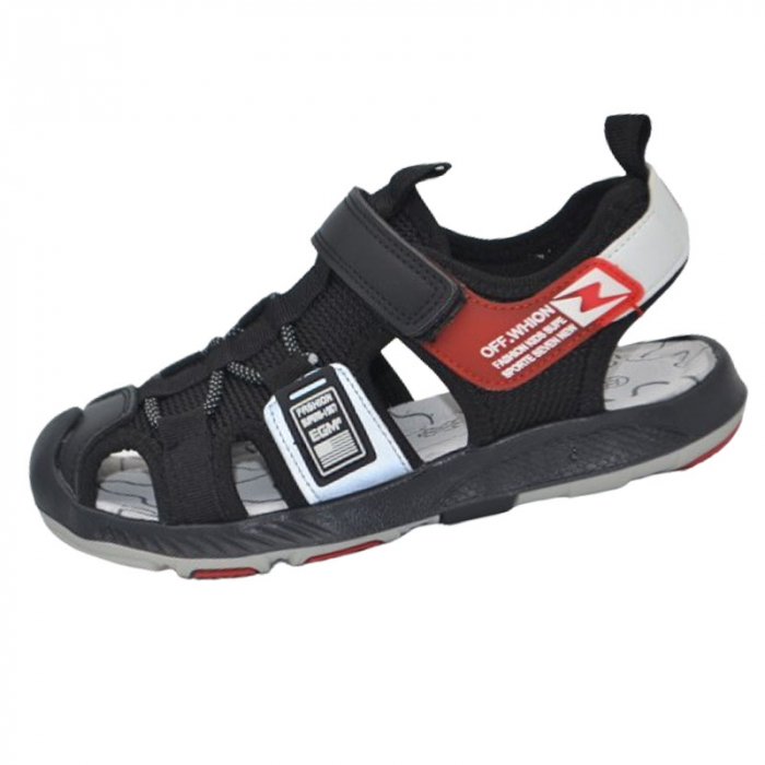 Sandale ortopedice pentru baieti American Club XD135/24, Negru [1]