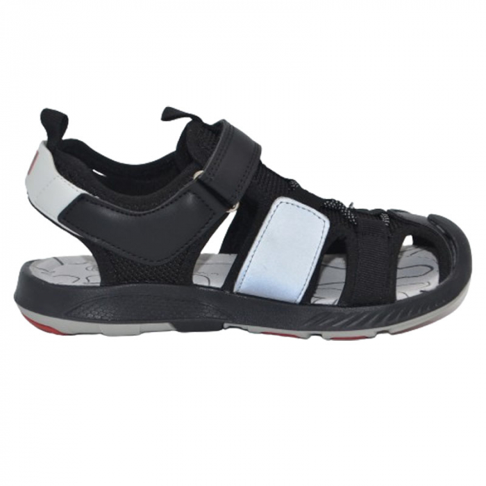 Sandale ortopedice pentru baieti American Club XD135/24, Negru [2]