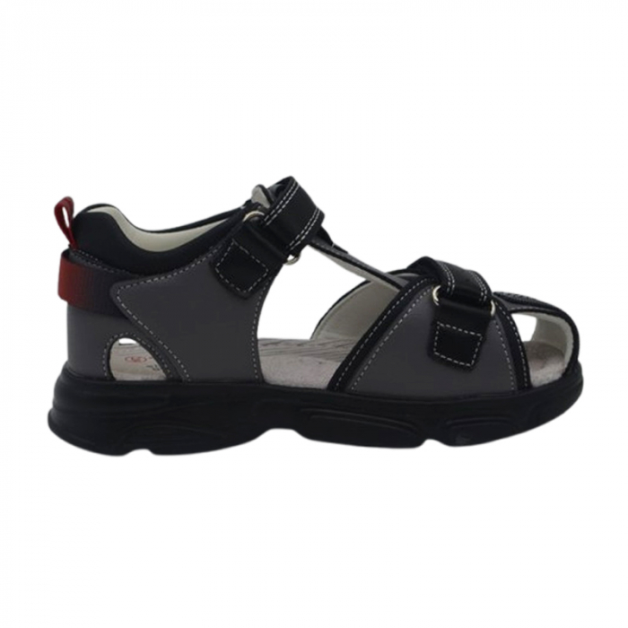 Sandale ortopedice pentru baieti, Tom Miki C-T9873-C, Gri [2]