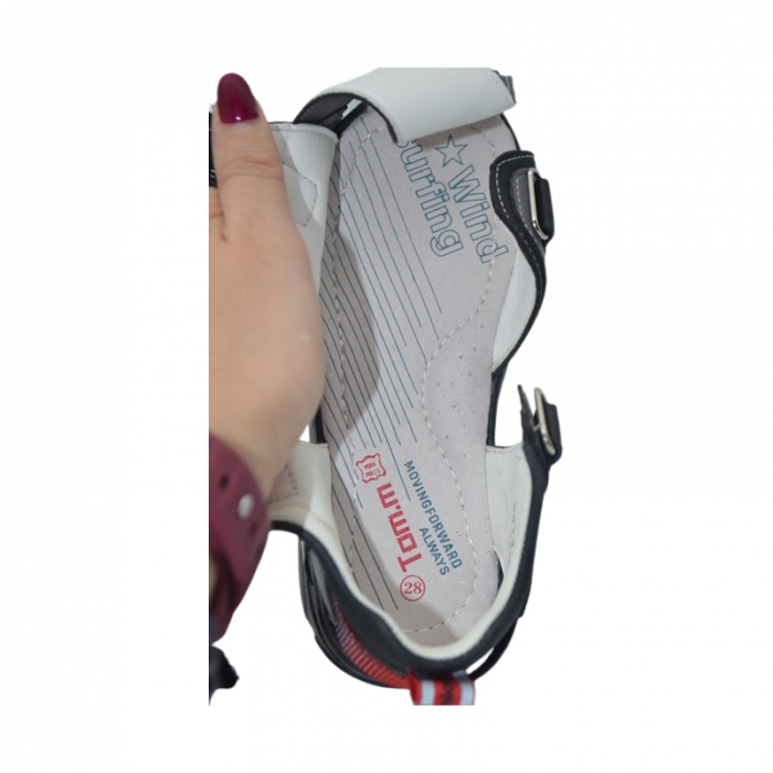 Sandale ortopedice pentru baieti, Tom Miki C-T9873-C, Gri [4]