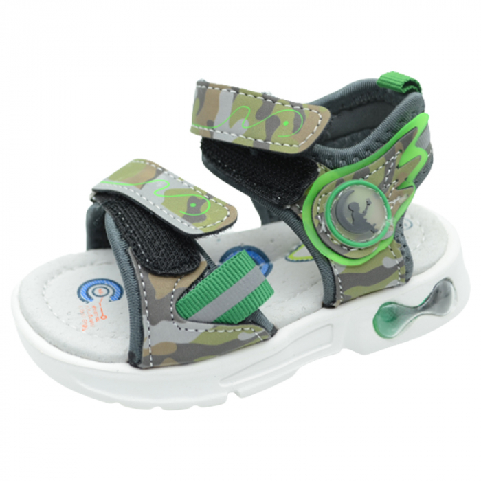 Sandale ortopedice pentru baieti Tom Miki C-T9915-F, Verde [3]