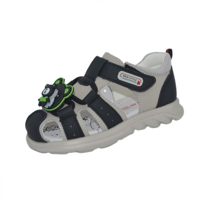 Sandale ortopedice pentru baieti, Tom Miki T-11572-M, Crem [1]