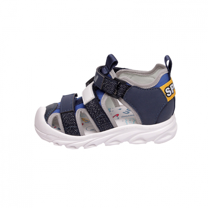 Sandale ortopedice pentru baieti WeeStep R820150317SB_21, Bleumarin [2]
