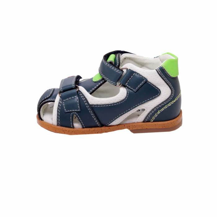 Sandale ortopedice pentru baieti WeeStep R911750065CB_18, Bleumarin [2]