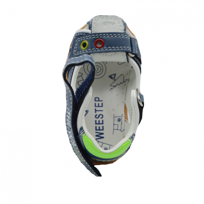 Sandale ortopedice pentru baieti WeeStep R911750065CB_18, Bleumarin [4]