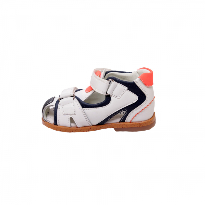 Sandale ortopedice pentru baieti WeeStep R911750065W_18, Alb [2]