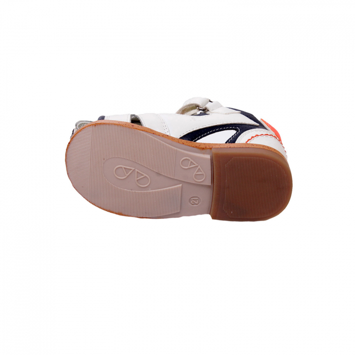 Sandale ortopedice pentru baieti WeeStep R911750065W_18, Alb [3]