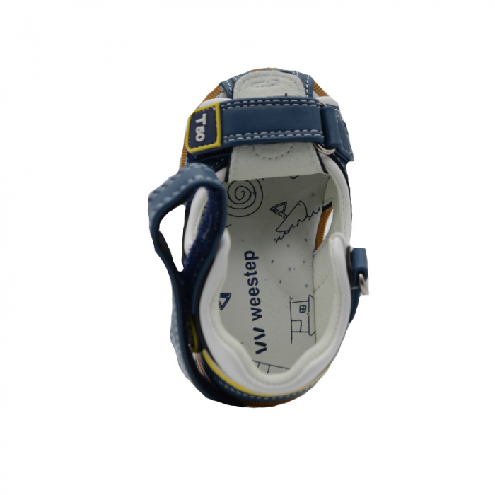 Sandale ortopedice pentru baieti WeeStep R911750341CB_18, Bleumarin [4]