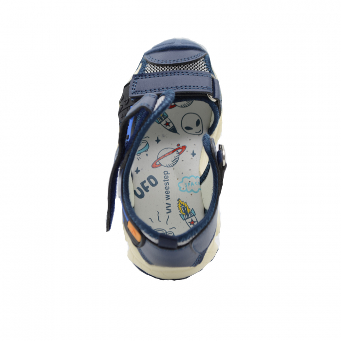 Sandale ortopedice pentru baieti WeeStep R922750323BL_21, Bleumarin [4]