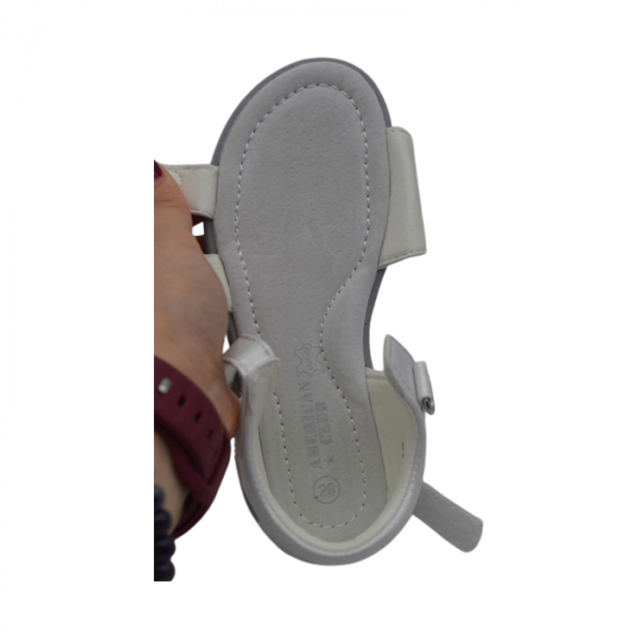 Sandale ortopedice pentru fete, American Club, XD155A, Alb [5]