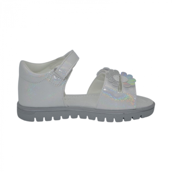 Sandale ortopedice pentru fete, American Club, XD155A, Alb [2]