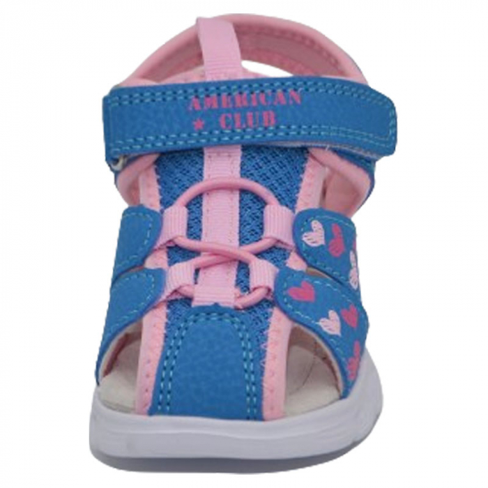 Sandale ortopedice cu led pentru fete American Club RL113/23, Albastru [3]