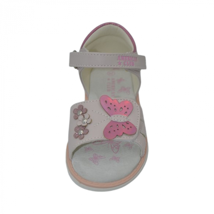 Sandale ortopedice pentru fete, American Club, XD124/24P, Roz [3]