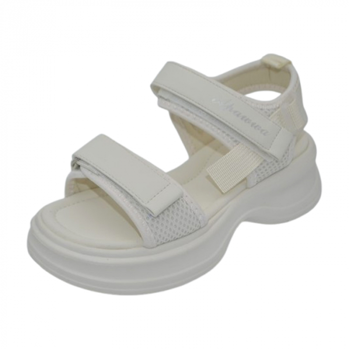 Sandale ortopedice, pentru fete, Apawwa, N1370R, Alb [1]