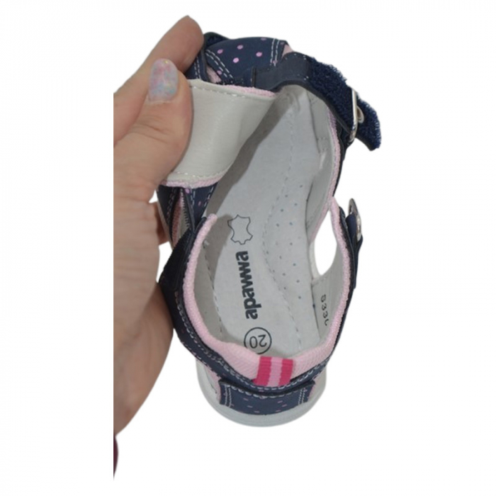 Sandale ortopedice pentru fete, Apawwa S3305R, Bleumarin [4]