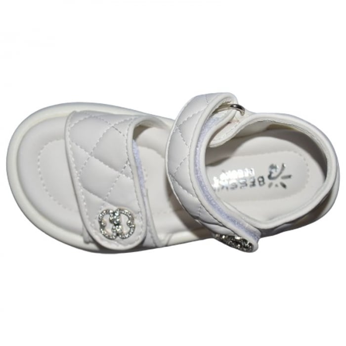 Sandale ortopedice pentru fete Bessky BL3340-2B, Alb [4]