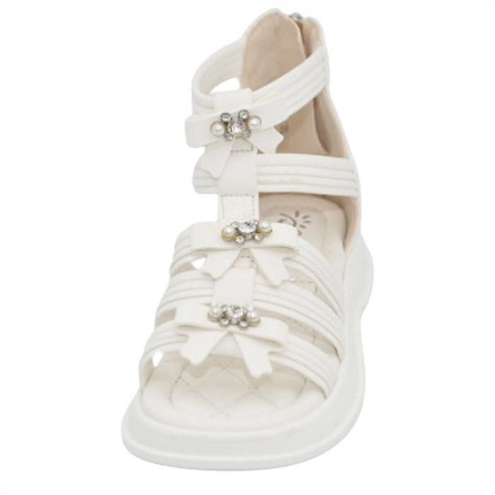 Sandale ortopedice pentru fete Bessky BL3347-1B, Alb [3]