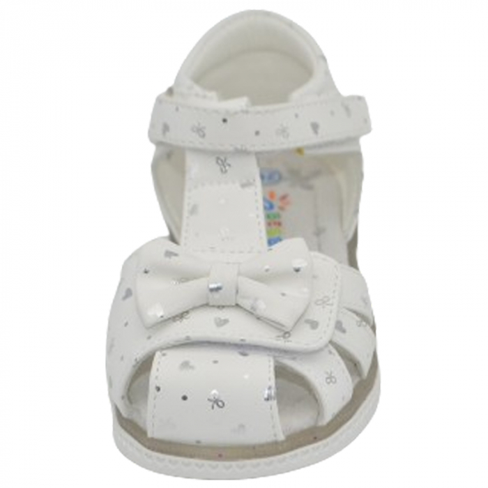Sandale ortopedice pentru fete Bessky BL2606-1B, Alb [3]