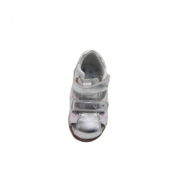 Sandale ortopedice pentru fete Bi&Ki C-B003-04-F-19, Argintiu [3]