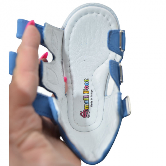 Sandale ortopedice pentru baieti Small Foot SMF0909A, Albastru [6]