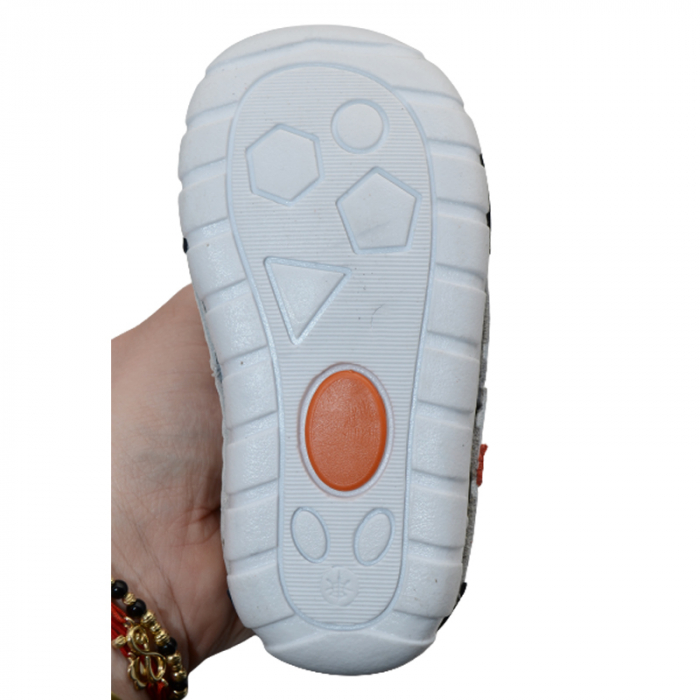Pantofi ortopedici pentru baieti Small Foot SSMF1703-3-22, Alb [5]
