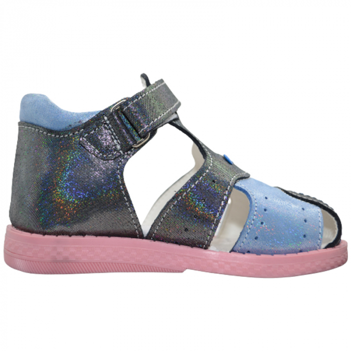 Sandale ortopedice pentru fete Small Foot SSMF12-6, Multicolor [2]